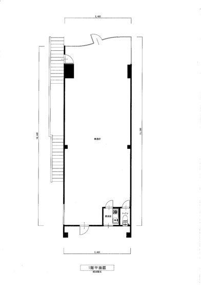 【間取り】 | 店舗付住宅