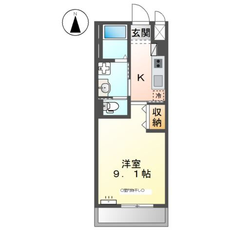 ロココの間取り