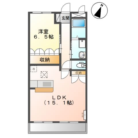 グランチェスタ　Ⅰの間取り
