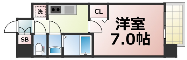 【間取り】 | La Douceur北巽　仲介手数料無料