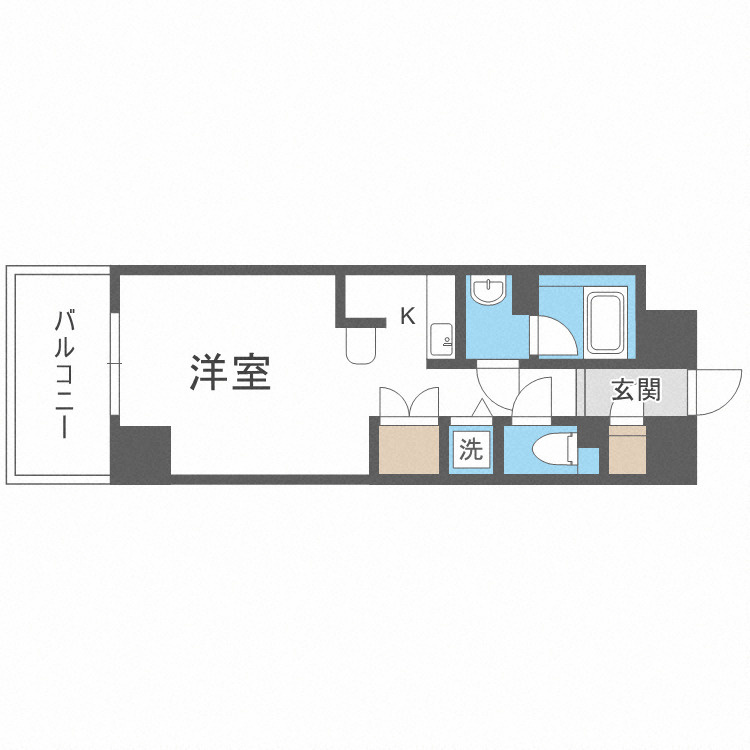 セイワパレス大手前西の間取り