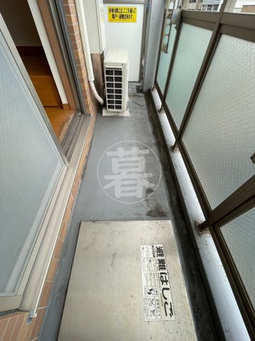 グランヴァン大井町Ⅱのバルコニー