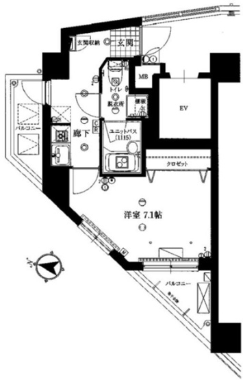 【間取り】 | ライジングプレイス向島