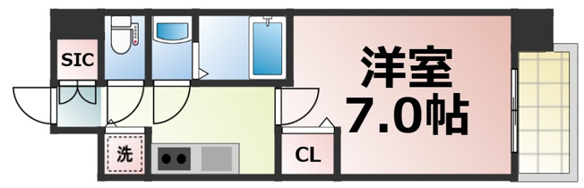 【間取り】 | La Douceur北巽　仲介手数料無料