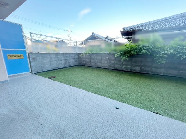 中古マンション　ウエストコート亀岡の庭|専用庭