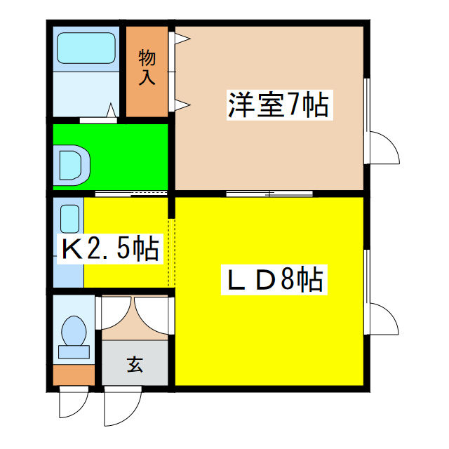 光昭ハイツの間取り