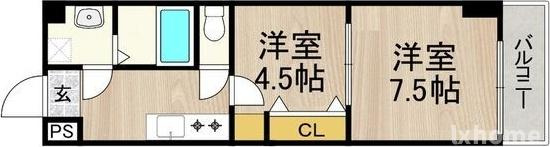 センターポイント吉志部の間取り