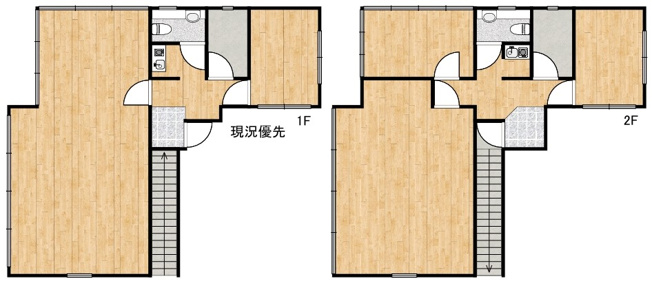 【間取り】 | 学頭テナントビル | 間取りです。