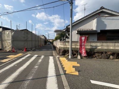 【前面道路含む現地写真】 | 上野芝町４丁　売土地 | プランニングのご相談もお気軽にお問い合わせくださいね♪