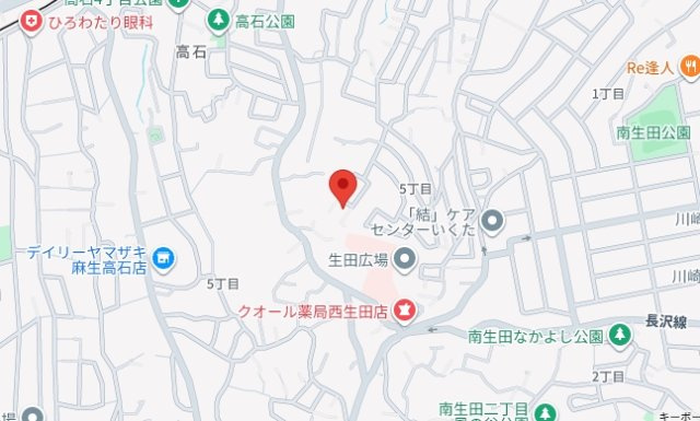 Tresor Nishi-Ikuta の地図