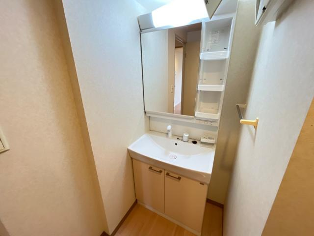 サンパレス伏石Ⅱの洗面所|洗髪洗面化粧台