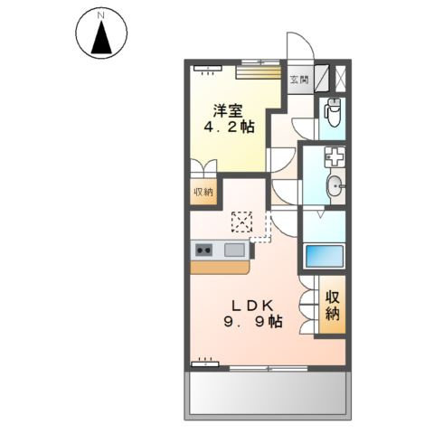 アドミレＴ－Ⅱの間取り