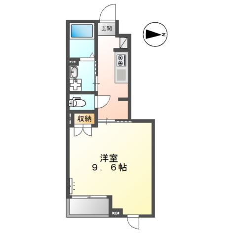 プレジールの間取り