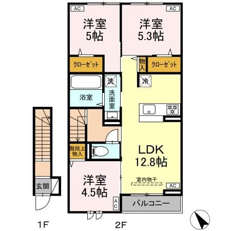 【間取り】 | ソレイユ・ルヴァン