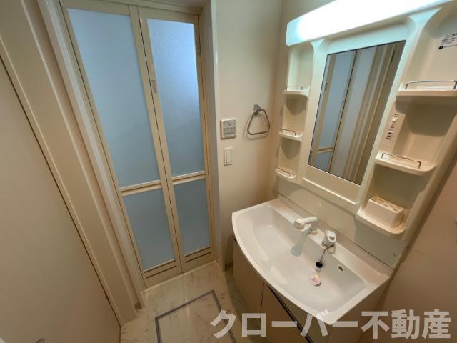 ベース新田南の洗面所|洗髪洗面化粧台