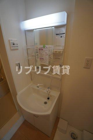 Stella本千葉の洗面所