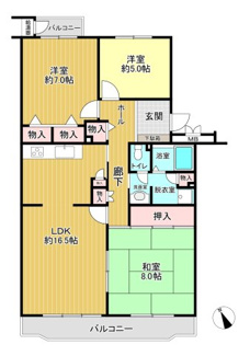 【間取り】 | 小山田桜台1-5団地 | 図面と現況が異なる場合は、現況優先とします。