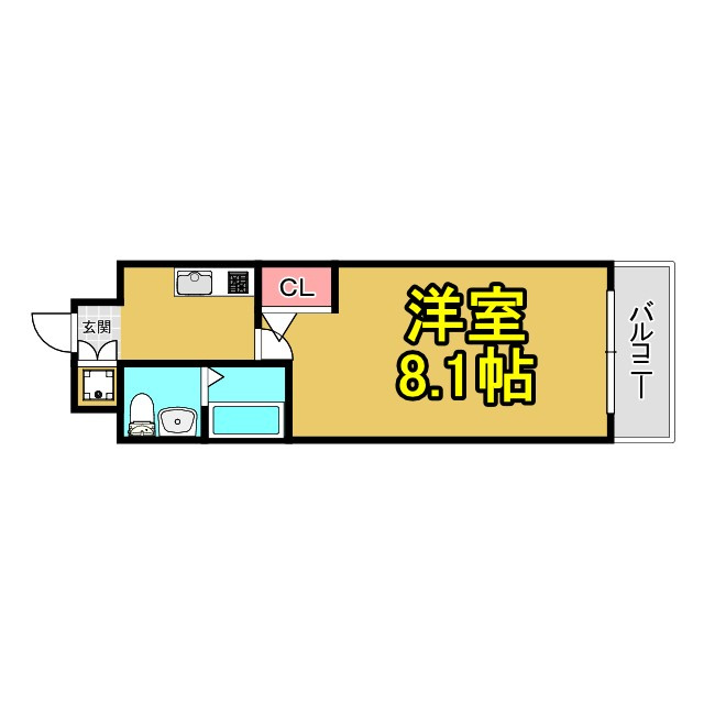ディナスティ都島北通の間取り