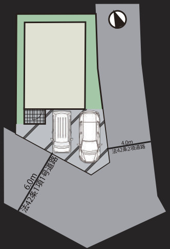 新築／富士見市水子　第6期の区画図|駐車スペースあり！（車種による）
