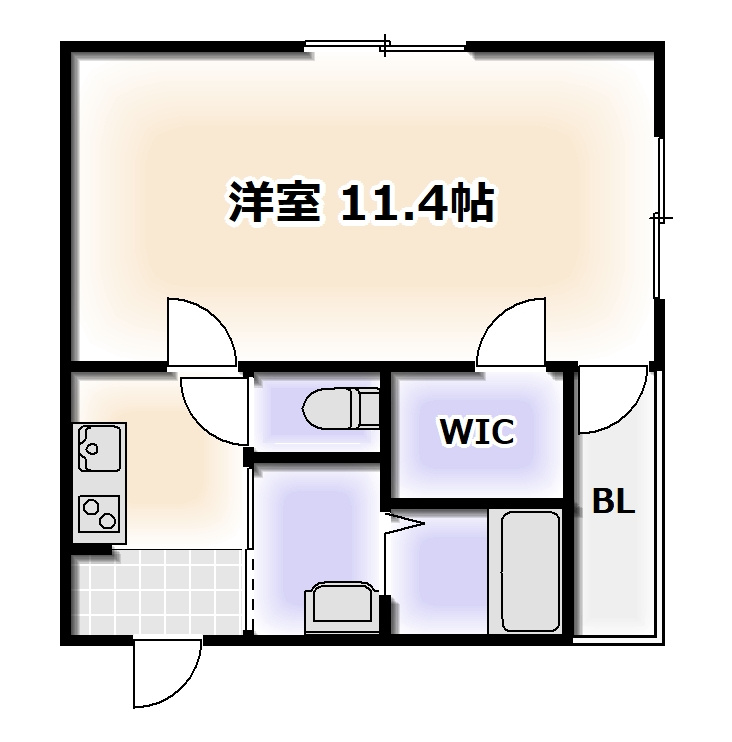 フジパレス山之内の間取り