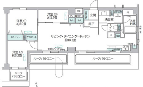 レーベンシティオ浅草ハイセレサの間取り