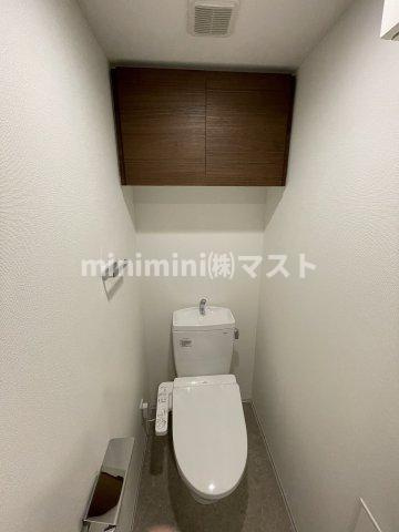 大阪市浪速区日本橋３丁目の賃貸マンションのトイレ