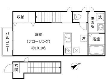 【間取り】 | メゾン　ド　ローリエ