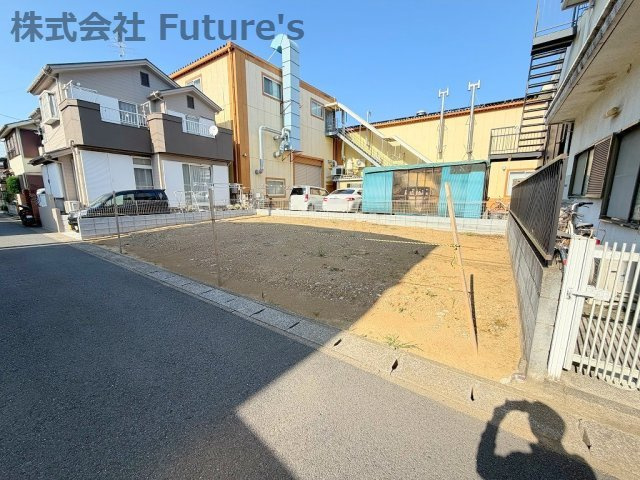 吉川市栄町　新築戸建　全1棟の外観|現地の写真になります。