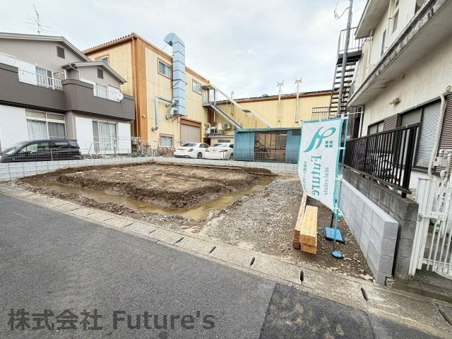 吉川市栄町　新築戸建　全1棟の外観|現地の写真になります。