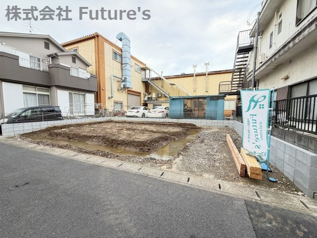 吉川市栄町　新築戸建　全1棟の外観|現地の写真になります。