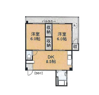 ハイツ仙波苑の間取り