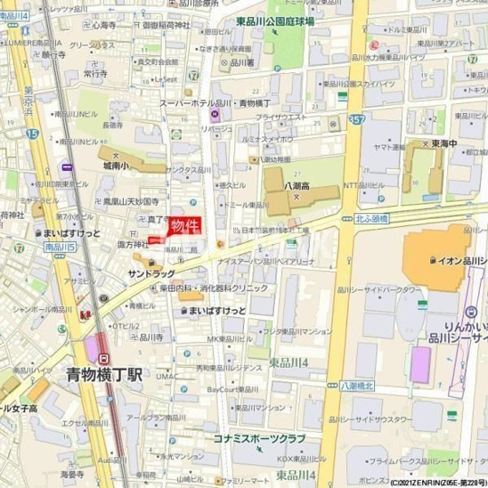 【地図】アイトー・ロワイヤル青横 