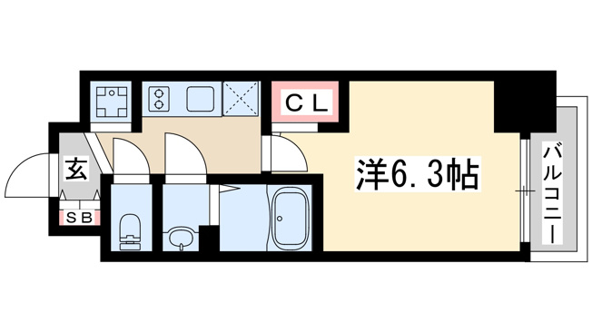 【間取り】 | プレサンスブルーム東三国
