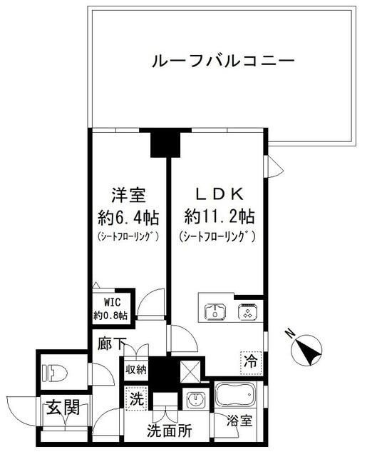 ファインクレスト巣鴨の間取り