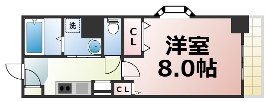 【間取り】 | クレール玉造　仲介手数料無料