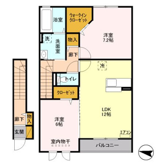 【間取り】 | アメニティーハウス　Ⅱ