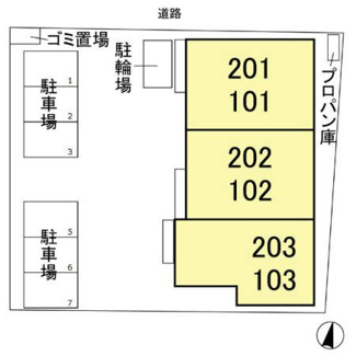 【区画図】 | アメニティーハウス　Ⅱ