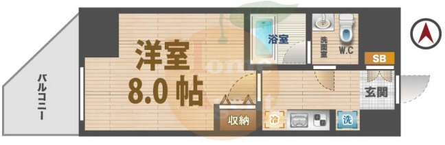 【間取り】 | プレール・ドゥーク高円寺Ⅱ | 広い居住空間。