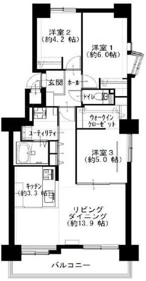 【間取り】 | スプリングハイムウェストヒル