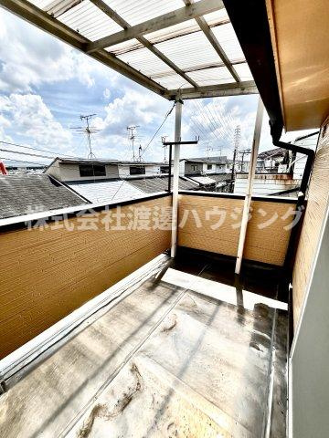 五月田町　戸建のバルコニー