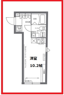 【間取り】 | ココキューブ北千住