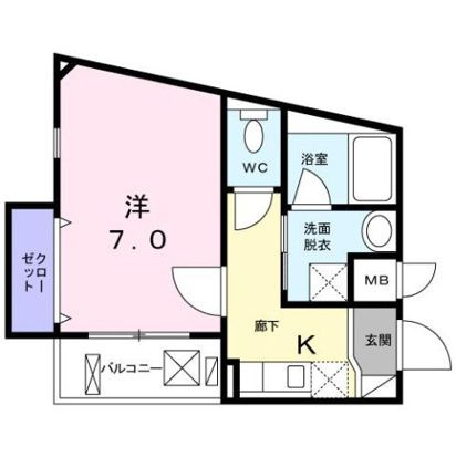 大山Ｐｌａｃｅ（プレイス）の間取り