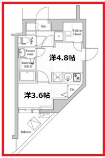 【間取り】 | エスピーコート亀有