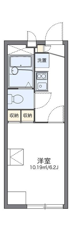 レオパレス西船ガーデンコートの間取り