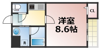 【間取り】 | ソリティア桃谷　仲介手数料無料