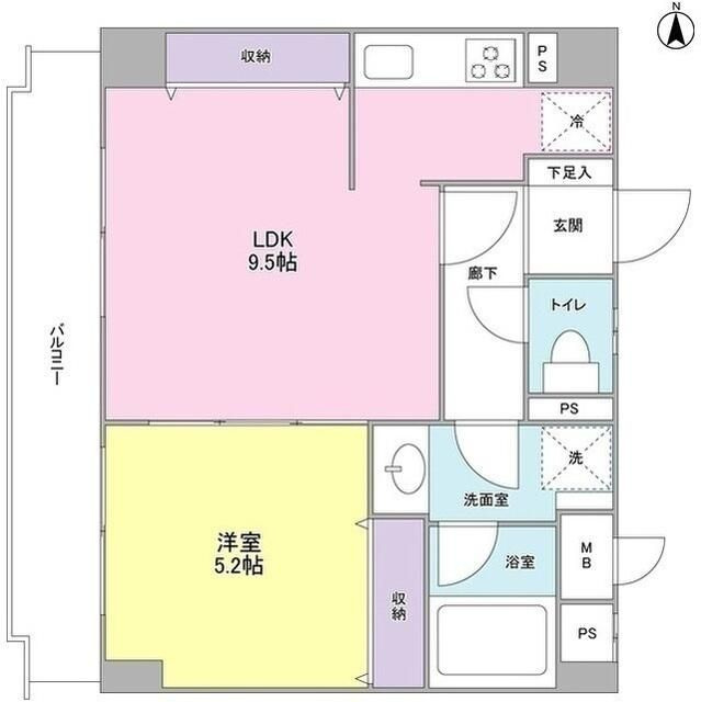 ハイツ川原の間取り