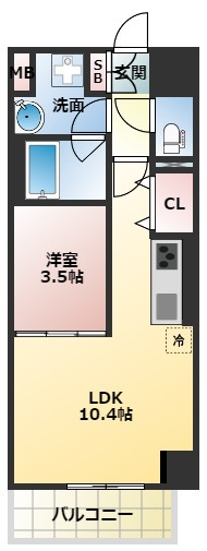 【間取り】 | Kgソフィアアベノ播磨町