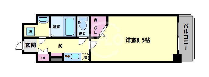 JPレジデンス大阪城東4の間取り|JPレジデンス大阪城東4　間取り