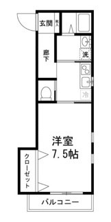 【間取り】 | メゾンフラワー | 間取りです。