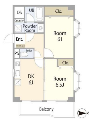 ライオンズマンション西中延の間取り